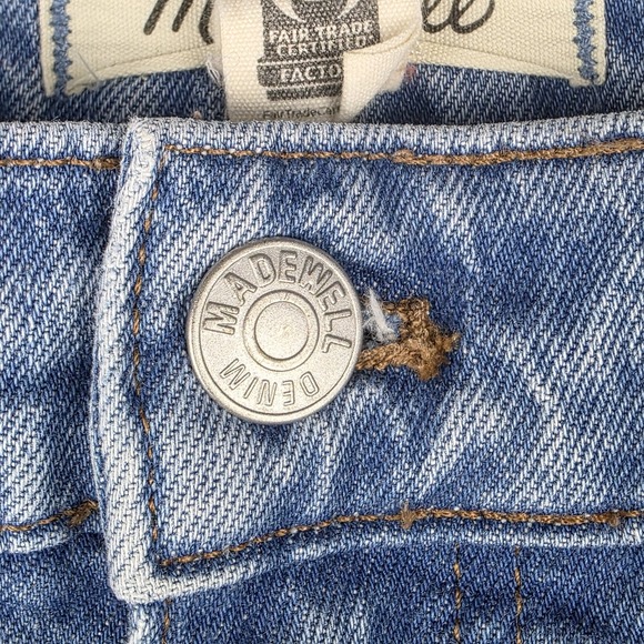 Madewell Jeans Womens Size 31 Mid Rise 90s Straight Jean Barbosa Wash Blue Pants - Picture 8 of 15